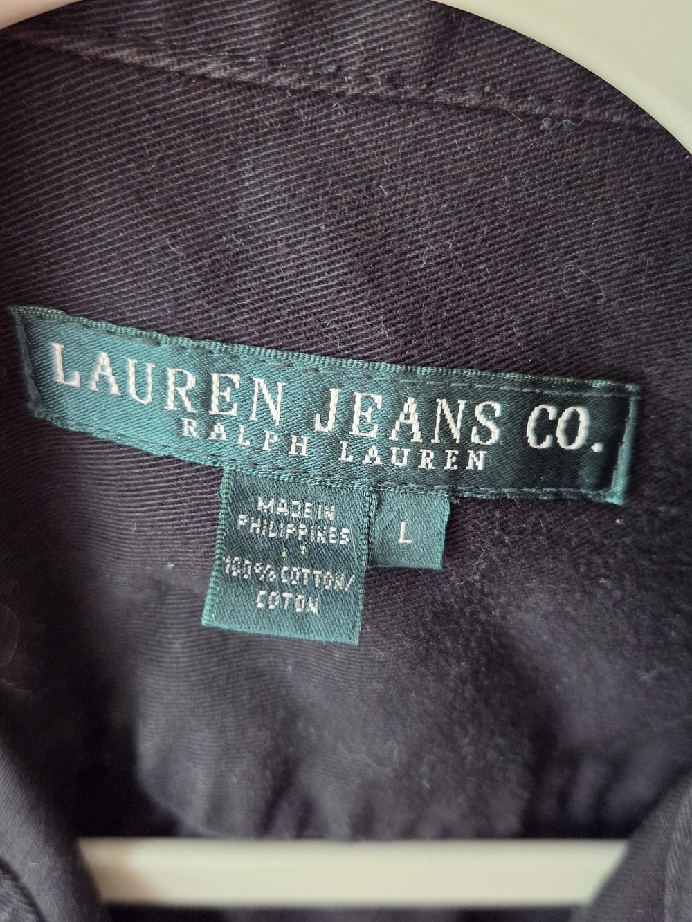 Ralph Lauren Black Denim Trucker Jacket - Picture 3 of 5